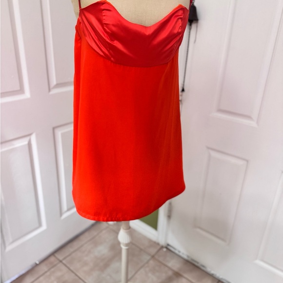 Elegant  Free people orange Strapless Dress - Picture 1 of 17